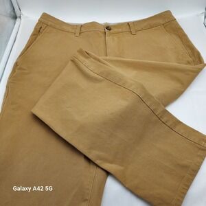 Bonobos Slim Fit Chinos Mens 33x30 Ochre Tan Cotton Stretch Pants BPT10629S